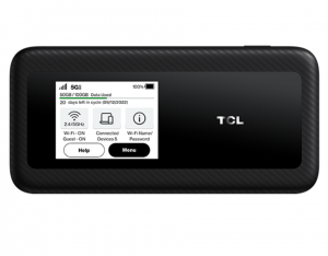 TCL Linkzone 5G UW (MW513U) Verizon and GSM Unlocked | 5G MiFi Hotspot Router | Black