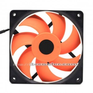 Magic 12025 12CM MGA12012HS-O25 12V 0.45A 2 Wires case Fan