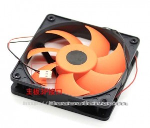 Magic 12025 12CM MGA12012HS-O25 12V 0.45A 2 Wires case Fan