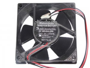 MATSUSHITA 8CM 80*25mm SF80 ASF803A2402 6317Q-C 24V 110mA 2 Wires 2 Pins inverter fan Case cooler