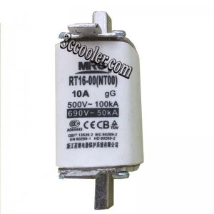 MiRO RT16-00 NT00 NTOO gG 500/690V 100/50kA ceramic square tube fuse with knife shaped contact