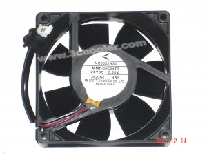 Melco 9CM 90*25mm MMF-09C24TS RN9 24V 0.2A 2 Wires 2 Pins inverter Fan for PLC ABB Yaskawa device