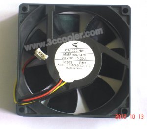 Melco 9CM CA13220H01 MMF-09C24TS RM1 24V 0.2A 3 Wires Cooler Fan