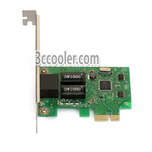 NIC Gigabit ethernet RTL8168B chip PCI-e Dual Gigabit filter