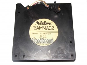 NIDEC 12032 120*32mm GAMMA32 A33924-29 12V 0.7A 5 Wires DC Centrifugal Fan 12CM server Blower