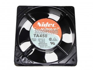 NIDEC 12038 120*38mm A30135-10 230V 0.13/0.105A 2 Pins AC Cooling fan 12CM Cabinet Cooler