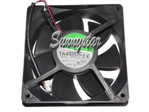 NIDEC 12038 TA450DC B34978-55 APC2 24V 0.41A 2 Wires 2 Pins 12CM Case power server fan