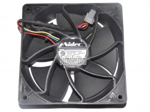 NIDEC 12038 12*38mm V12E12BS2B5-07A021 HF104-A00 12V 3.0A 4 Wires 4 Pins Server Fan 12cm Case Cooler