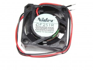 NIDEC 2510 2.5CM DF251R 12LLA-01 12V 2 Wires Micro Case Fan