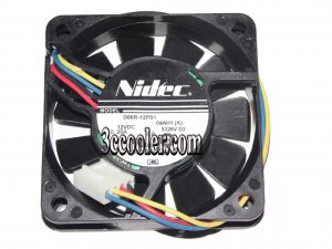 NIDEC 60*15mm D06R-12PS1 12V 0.2A 4 wires 4 pins 60mm case fan