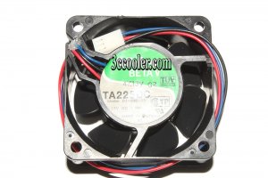 NIDEC 6025 B34605-33 12V 0.58A 3 Wires 3 Pins TA225DC 6CM Cooling Fan