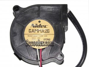 NIDEC 60*25mm D05F-12BM 12V 0.13A 3 wires 3 pins 6cm  Projector blower cpu fan