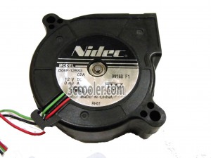 NIDEC 6025 60*25mm D06F-12BS3 12V 0.29A 3 Wires 3 Pins Case Fan 6CM cpu cooler