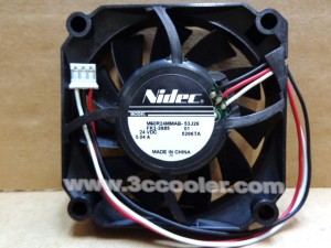 NIDEC 6CM M60R24MMAB-53J26 FK3-2685 24V 0.04A 3 Wires Cooler Fan