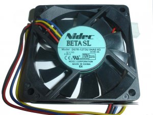 NIDEC 7015 70*15mm D07R-12T3U 12V 0.29A 4 Wires 4 Pins Case Fan 7CM cpu Cooler