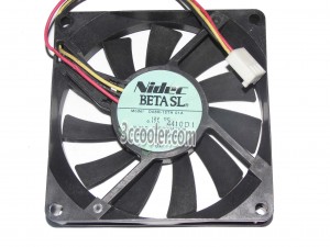 NIDEC 8015 80*15mm D08R-12TH 12V 0.17A 3 Wires 3 Pins Case Fan 8CM CPU Cooler