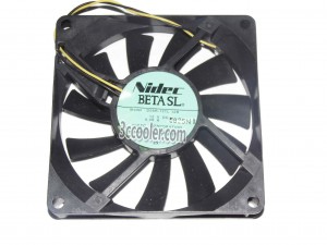 NIDEC 8015 80*15mm D08R-12TL 12B 12V 0.08A 2 Wires Case Fan 8CM cpu Cooler