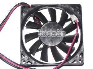 NIDEC 80*15mm DJT80RBAS1 S02 12V 0.04A 2 wires 2 pins Cooling Fan 8CM case fan cpu fan