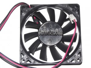 80MM 8015 Nidec DJT80RBAS1-S02 DC12V 0.04A 2 Wires 2 Pins 8CM Cooling Fan