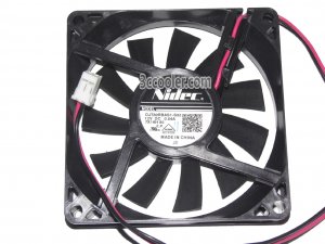 NIDEC 80*15mm DJT80RBAS1 S02 12V 0.04A 2 wires 2 pins Cooling Fan 8CM case fan cpu fan