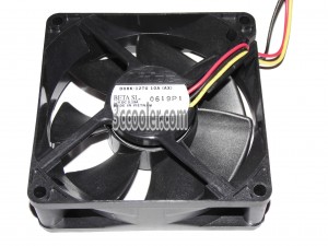 NIDEC 8025 8CM D08K-12TU 10A (AX) 12V 0.19A 3 Wires 3 Pins Case Fan