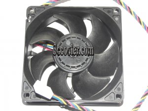 80mm Case Fan Zyvpee NIDEC 8025 L80T12NS1A7-57 12V 0.38A 4 Wires Cooling