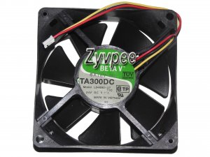 NIDEC 8025 TA300DC L34690-57 24V 0.11A 3Wire 3 Pins case fan 8CM inverter cooler