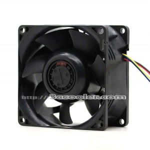 NIDEC 8038 8CM H80E12BUA7-07T11 12V 1.60A 4 Wires 4 Pins DELL C2100 Case Fan