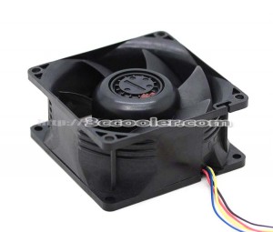 NIDEC 8038 8CM H80E12BUA7-07T11 12V 1.60A 4 Wires 4 Pins DELL C2100 Case Fan