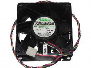 Nidec 8038 8CM V80E12BGA7-07 12V 1.73A 4 Wires Server Cooler Fan