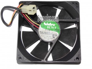NIDEC 9025 9CM M34705-68 24V 0.28A 3 Wires 3 Pins Case Fan