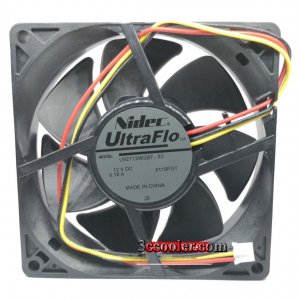 NIDEC 92*25mm U92T12MGB7-53 12V 0.18A 3 wires EB-460i 465i Projector Fan