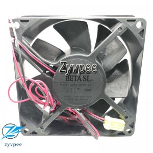 9CM NIDEC 9232 D09C-12PS6 07 12V 0.12A 2 Wires Server Cooling Fan