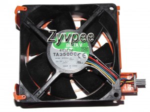NIDEC 9238 9CM M35556-35 DEL1F JC915 12V 1.0A 4 Wires 4 Pins Server Case Fan