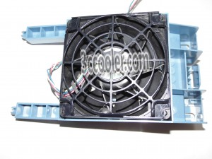 NIDEC 9238 9CM V92E12BUA7-07 DC12V 3.24A 4 Wires 4 Pins PWM Server Case Fan with Blue bracket