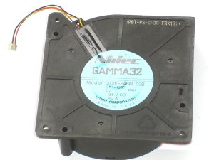 NIDEC Gamma32 D12F-24BM QK1-1387 24V 0.40A 3 Wires Blower