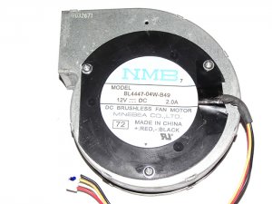 NMB 11028 11cm BL4447-04W-B49 12V 2.0 4 Wires 4 Pins Blower Case Fan