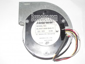 NMB Flow max 11028 BL4447-04W-B49-71 12V 2.0A 4 Wires Blower Case Fan