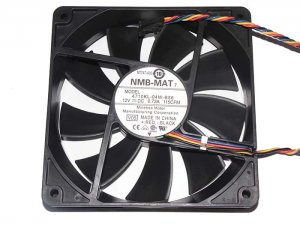 NMB 12025 12CM 4710KL-04W-B56 V04 V05 409629-001 12V 0.72A 4 Wires 4 Pins Case fan