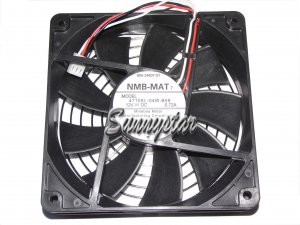 NMB 12CM 12025 4710KL-04W-B59 12V 0.72A 3 Wires 3 Pins Server Fan