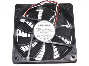 NMB 12CM 12025 4710KL-04W-B59 12V 0.72A 3 Wires 3 Pins Server Fan