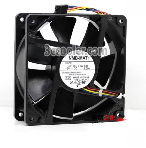 NMB 12038 12CM 4715KL-04W-B86 E52 12V 2.5A 4 Wires PWM Server Case Fan