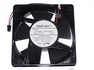 NMB 4715SL-05W-B60 DQ1 24V 1.2A 2 Wires 2 Pins  Water-proof Axial Fan