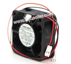 NMB 6CM 6025 2410ML-04W-B60 12V 0.40A 2 Wires Cooler Fan