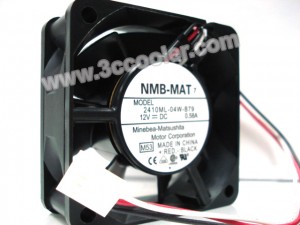 NMB 6025 6CM 2410ML-04W-B79 M53 12V 0.58A 3 Wires Cooler Fan