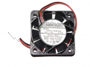 NMB 4010 4CM 1604KL-04W-B50 B00 12V 0.1A 2 Wires 2 Pins Case Fan