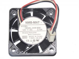 NMB 4010 4CM 1604KL-04W-B59 B09 12V 0.1A 3 Wires 3 Pins Case Fan
