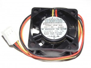 NMB 4015 4CM 1606KL-05W-B59 L02 FH6-1742  24V 0.08A 3 Wires 3 Pins Case Fan