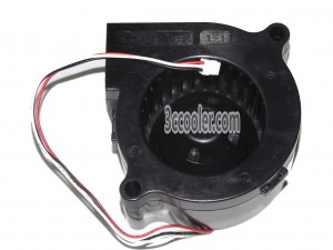 NMB 5125 5CM BM5125-04W-B49 T55 12V 0.17A 3 Wires 3 Pins Blower Case Fan