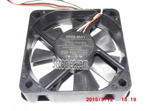 NMB 6015 6CM 2406GL-04W-B59 T0A 12V 0.26A 3 Wires 3 Pins Case Fan